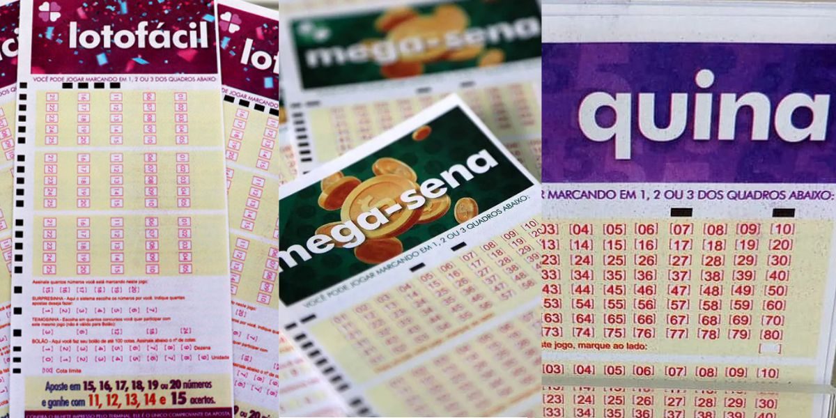 Close nos números verdes do bilhete oficial das Loterias Mega-Sena com caneta marcando os números da sorte para o sorteio.