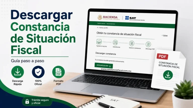 Constancia de Situación Fiscal 2026: Cómo Obtenerla Gratis por Todos los Canales